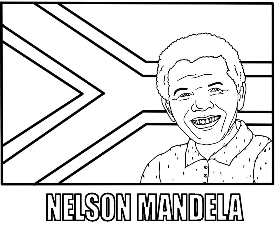 Nelson Mandela 6 Coloring Game Nelson Mandela 6