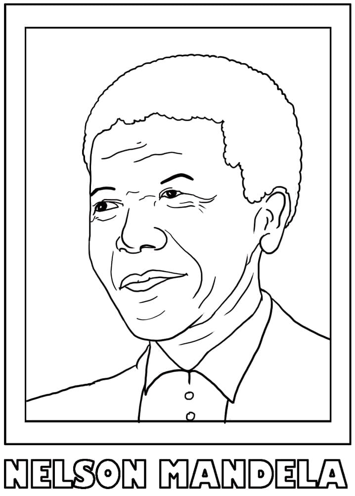 Nelson Mandela 7 Coloring Game Nelson Mandela 7