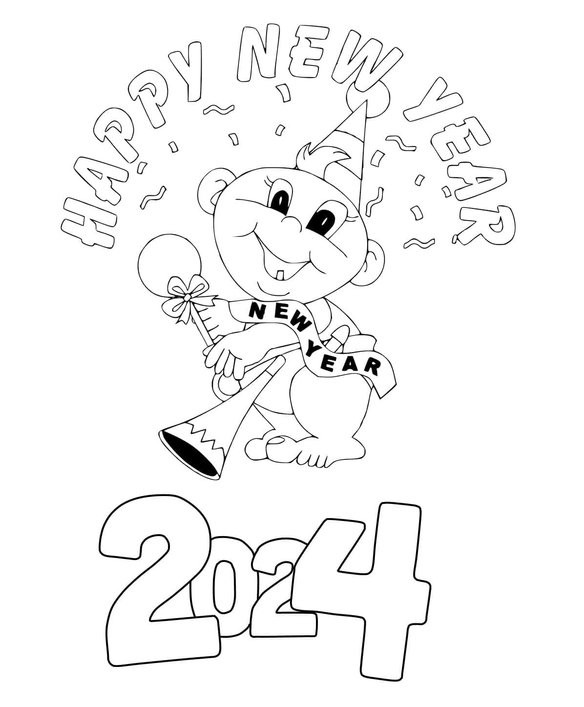 New Year 2024 with Baby