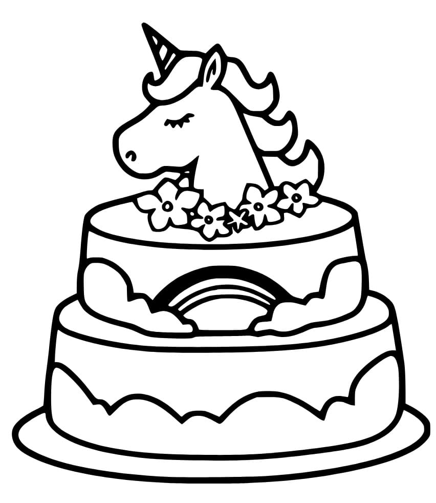 Normal Unicorn Cake