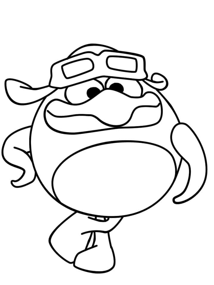 OttoRiki from Kikoriki Coloring Game OttoRiki from Kikoriki