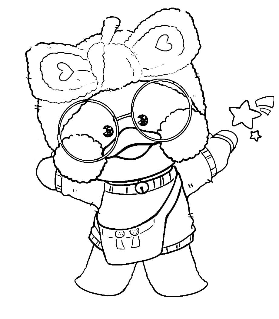 Pretty Lalafanfan Duck Coloring Game Pretty Lalafanfan Duck