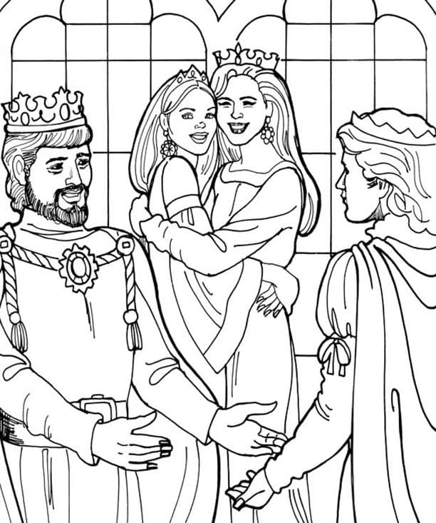 Princess Leonora Family Coloring Game Princess Leonora Family
