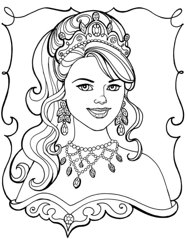 Princess Leonora Smiling Coloring Game Princess Leonora Smiling