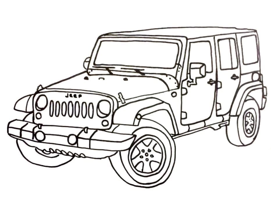 Print Jeep Coloring Game Print Jeep