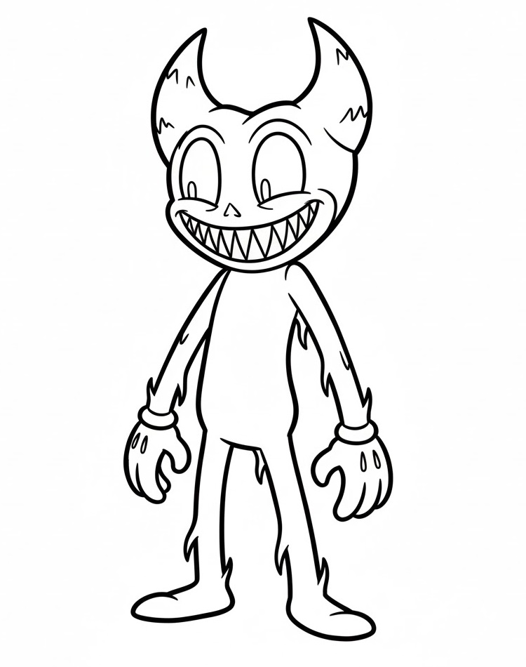 Printable Monster Bendy