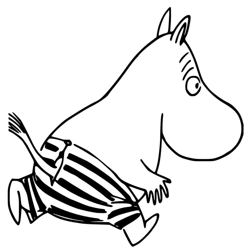 Printable Moomintroll
