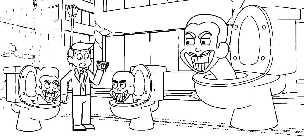 Printable Skibidi Toilet