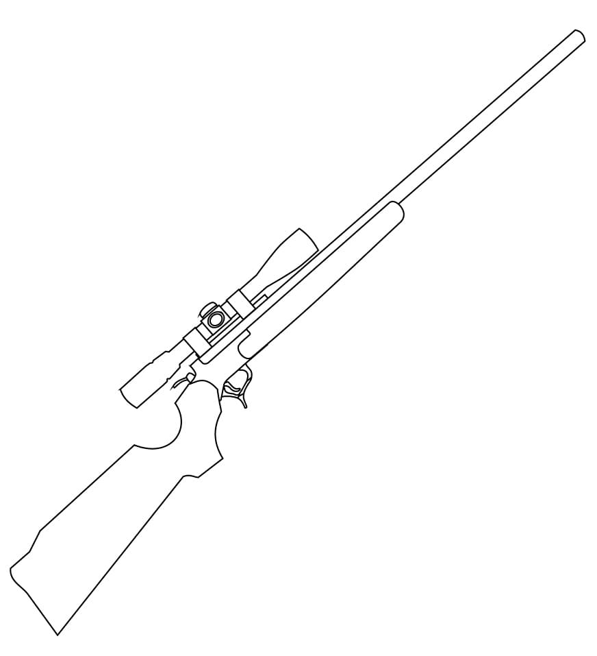 Rifle with Scope