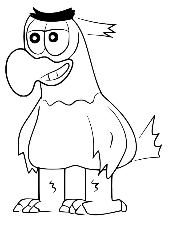 Salty Mike from Squirrel Boy