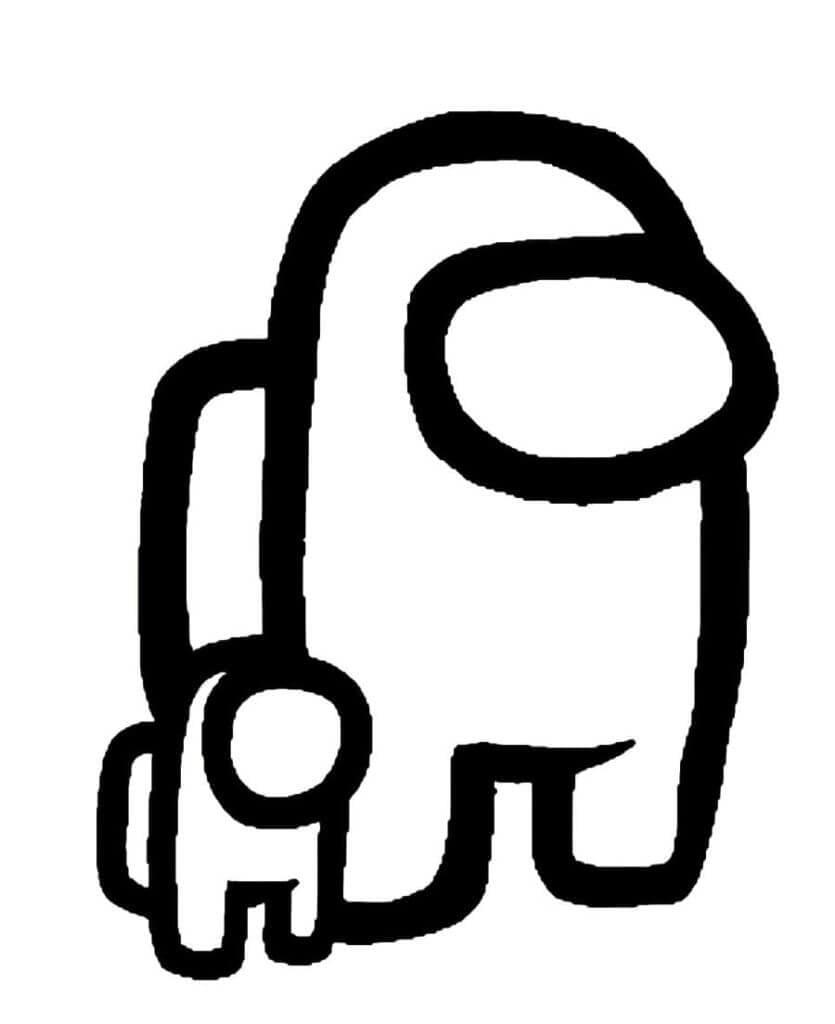 Simple Among Us 2 Coloring Game Simple Among Us 2