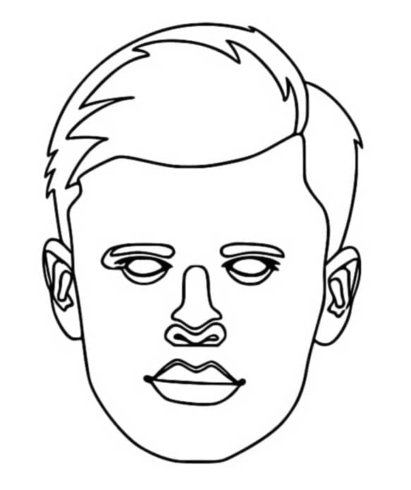 Simple Erling Haaland Coloring Game Simple Erling Haaland