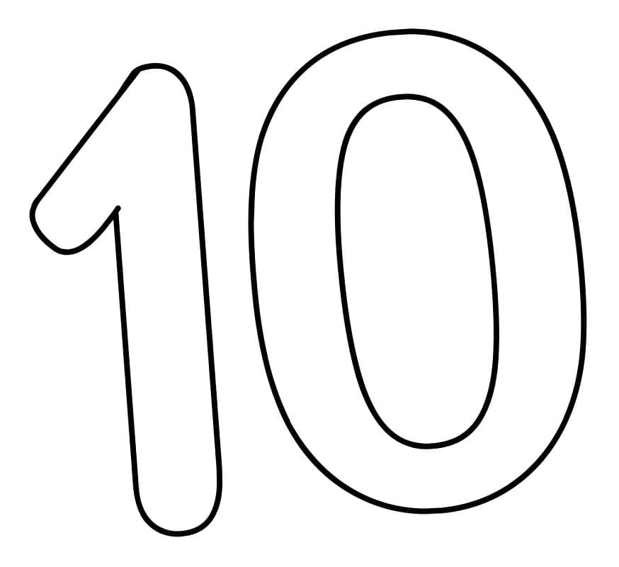 Simple Number 10