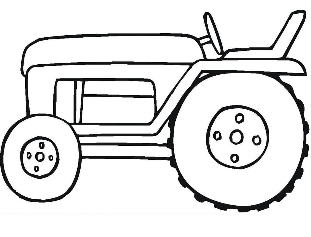 Small Tractor Coloring Game Small Tractor