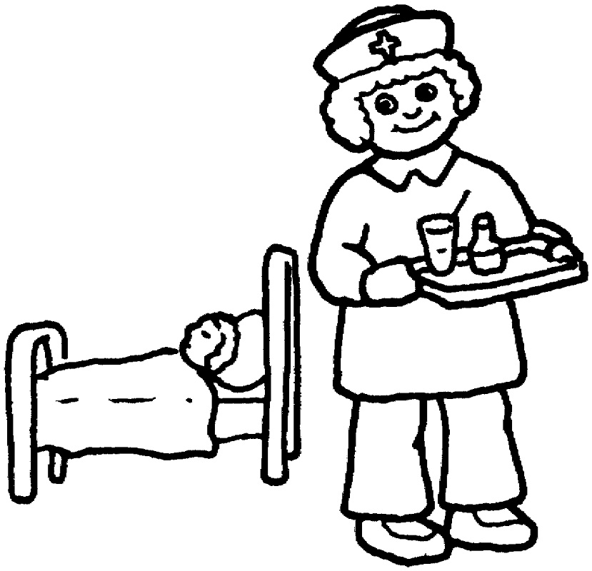 Smiling Nurse Coloring Game Smiling Nurse