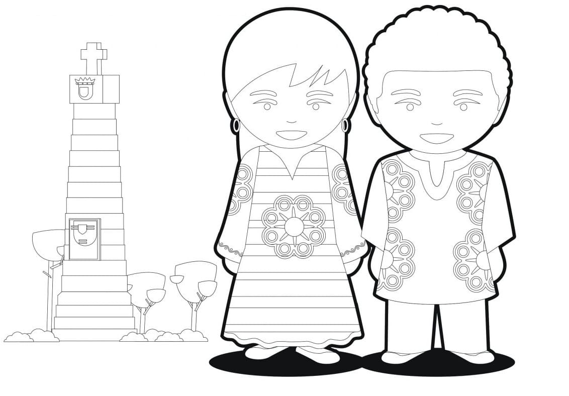 South Africa Country Coloring Game South Africa Country