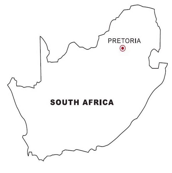 South Africa Map Coloring Game South Africa Map