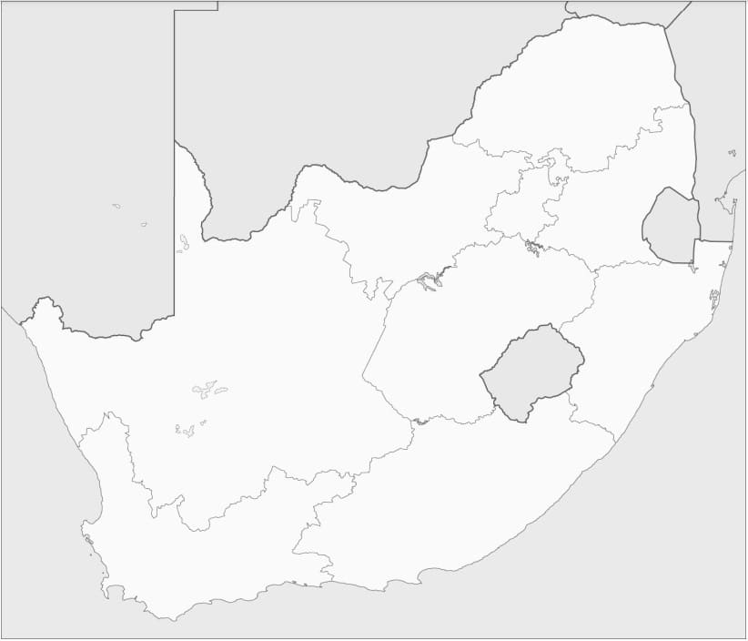 South Africa's Map Coloring Game South Africa's Map