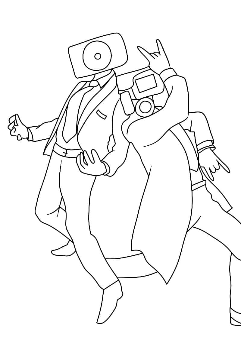 Speakerman and Cameraman Skibidi Toilet