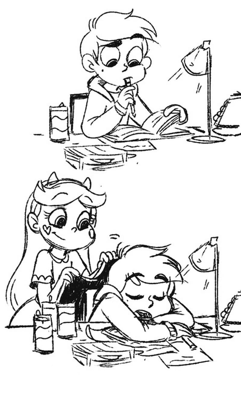 Star Butterfly and Marco
