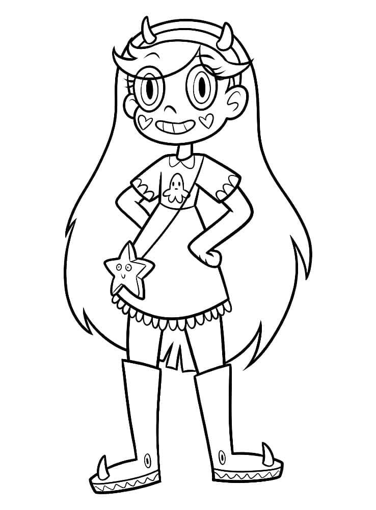 Star Butterfly Smiling