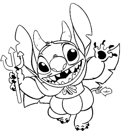 Stitch on Hallween