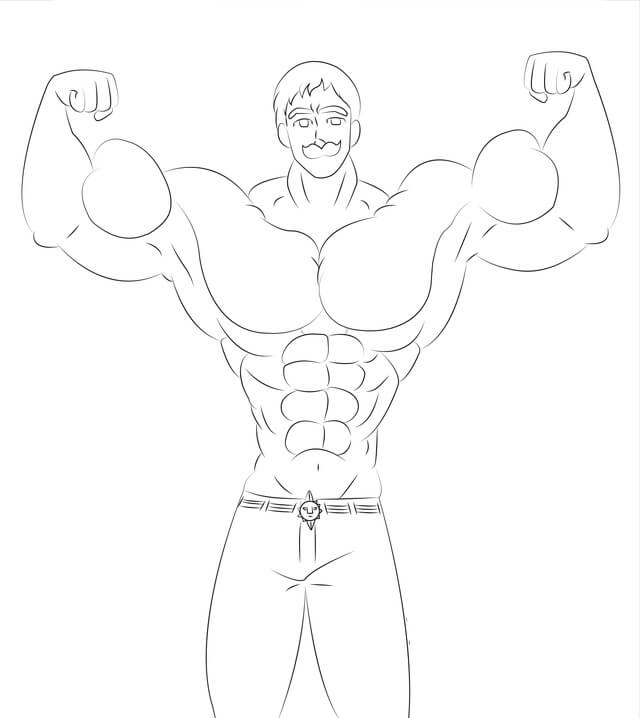 Strong Escanor Coloring Game Strong Escanor