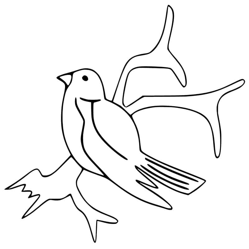 Swallow on a Branch Coloring Game Swallow on a Branch