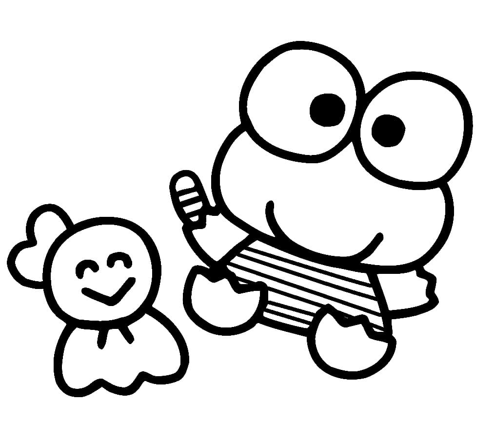 Teru Teru and Keroppi Coloring Game Teru Teru and Keroppi