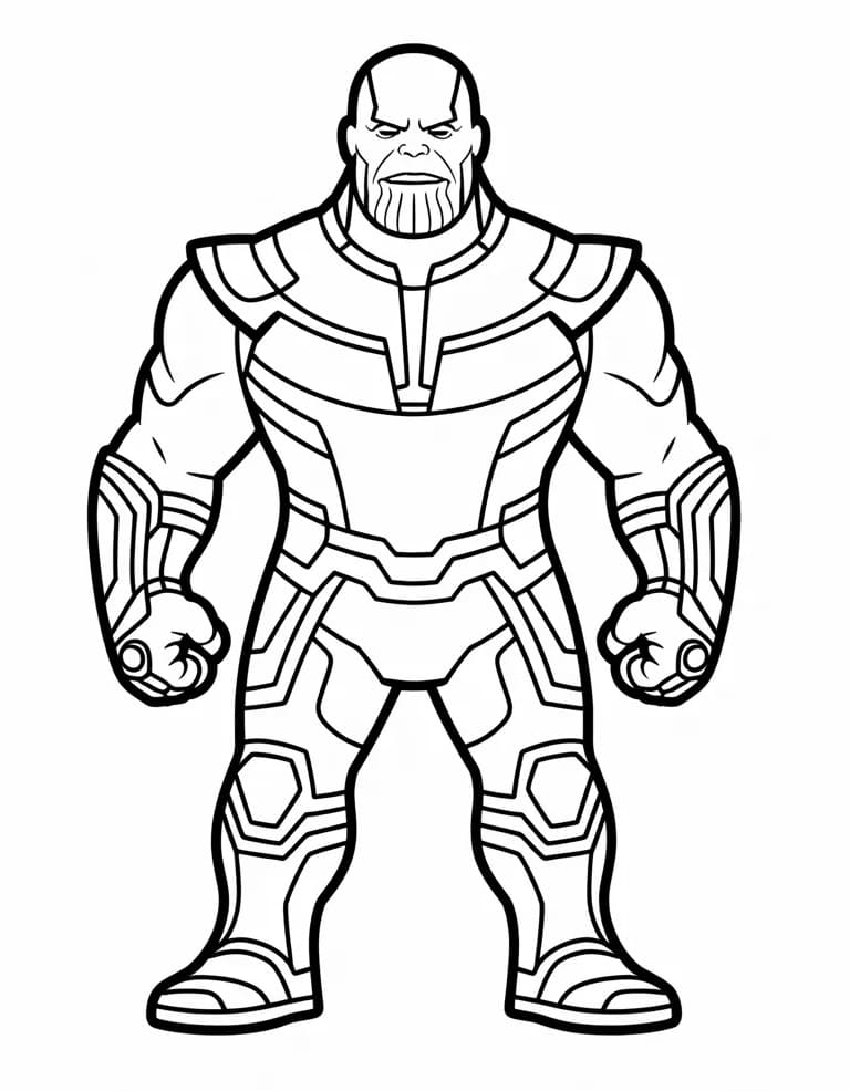 Thanos’s Front Face