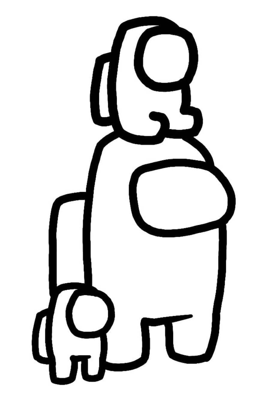 Three Crewmates Coloring Game Three Crewmates