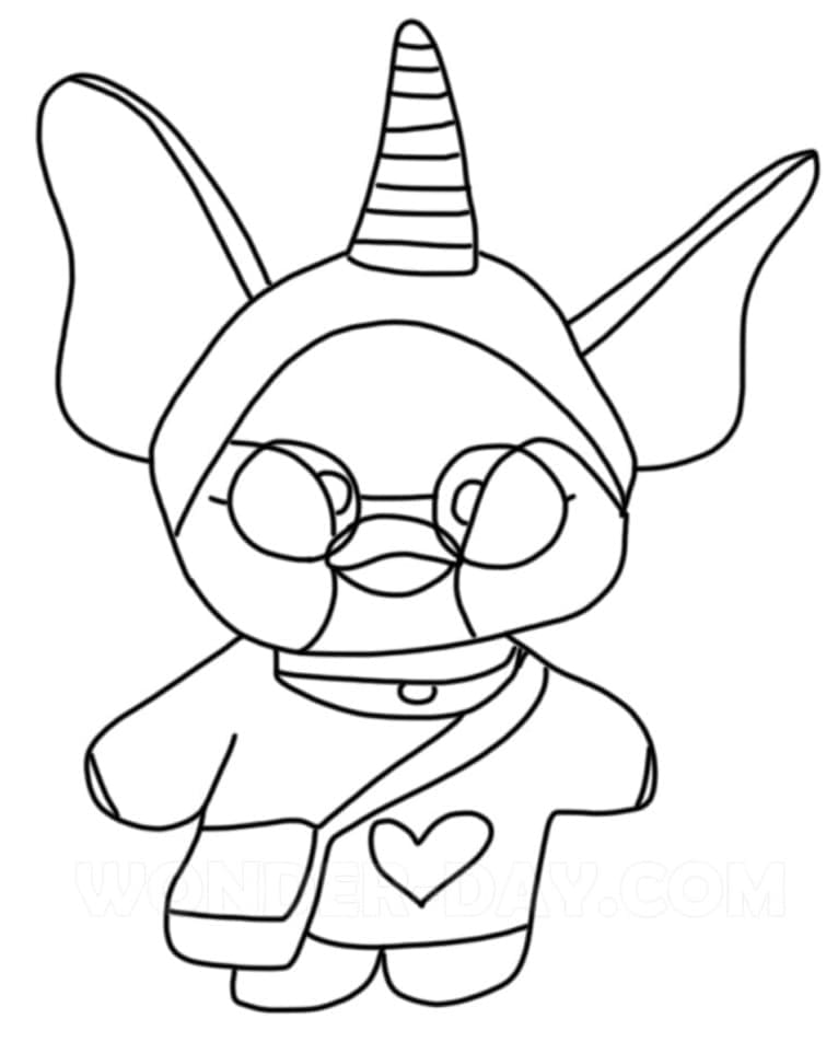 Unicorn Lalafanfan Coloring Game Unicorn Lalafanfan