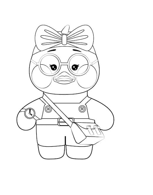 Very Cute Lalafanfan Duck Coloring Game Very Cute Lalafanfan Duck