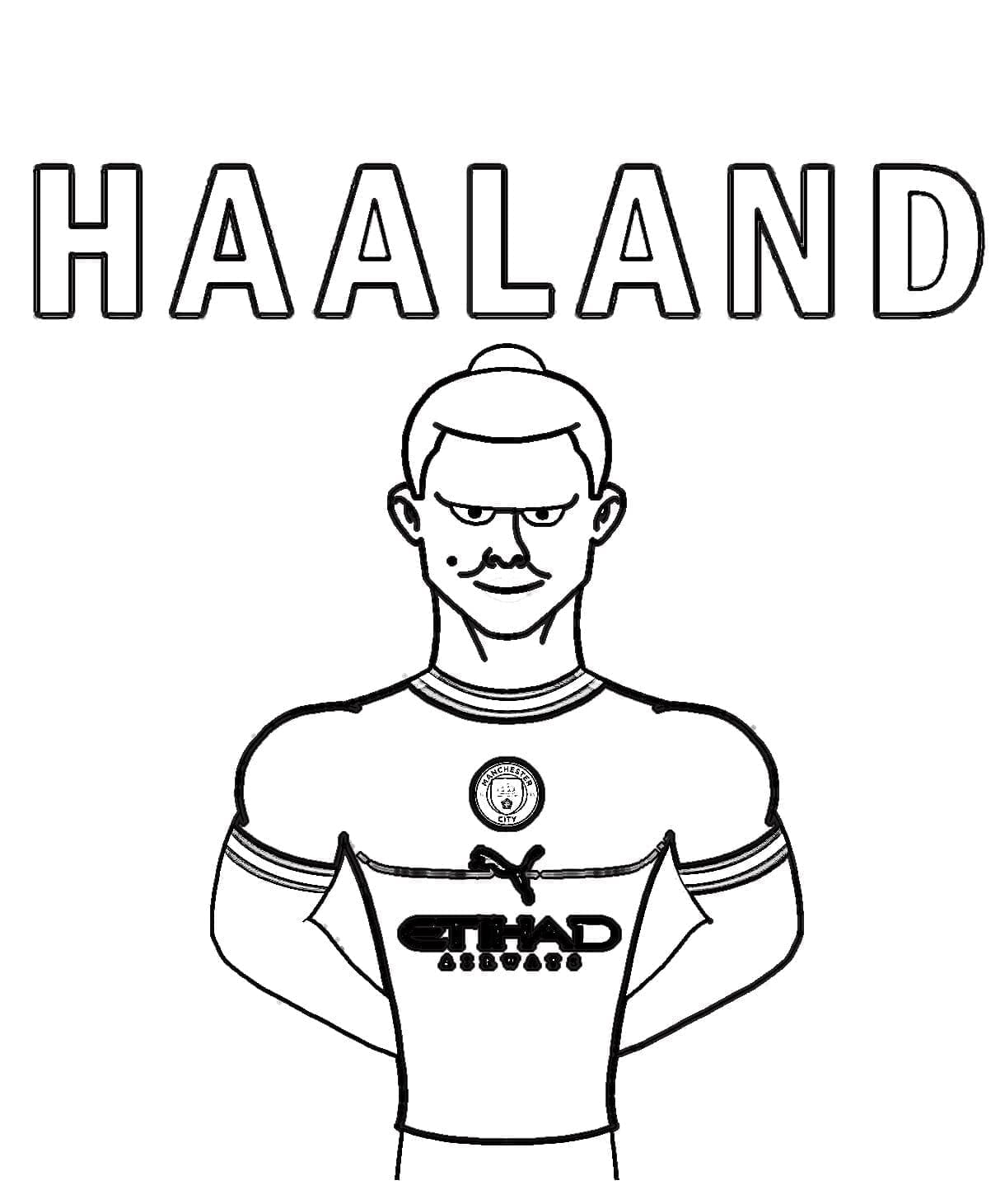 Very Funny Erling Haaland Coloring Game Very Funny Erling Haaland