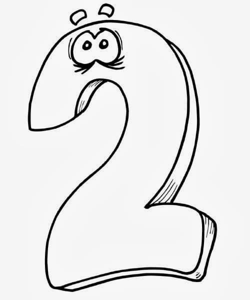Very Funny Number 2 Coloring Game Very Funny Number 2