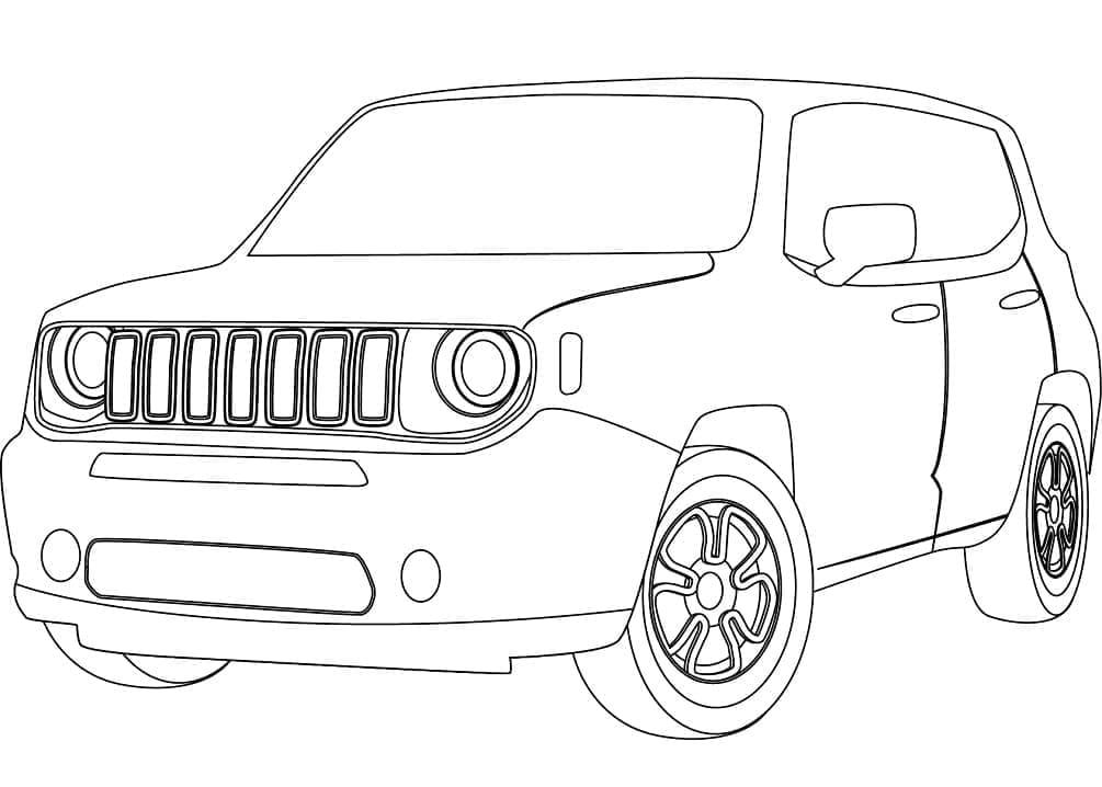 Very Simple Jeep Coloring Game Very Simple Jeep
