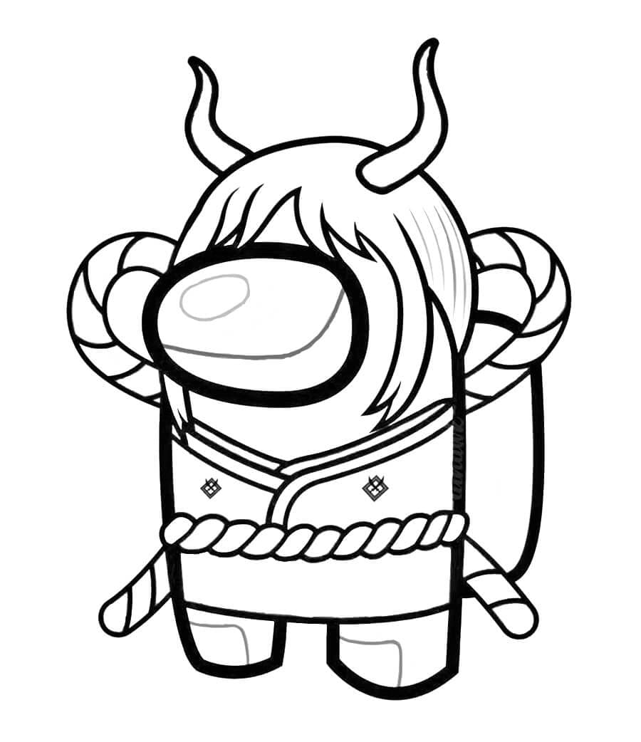 Yamato Among Us Coloring Game Yamato Among Us