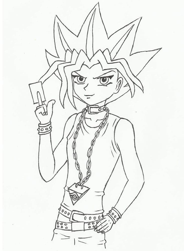 Yu-Gi-Oh 5 Coloring Game Yu-Gi-Oh 5
