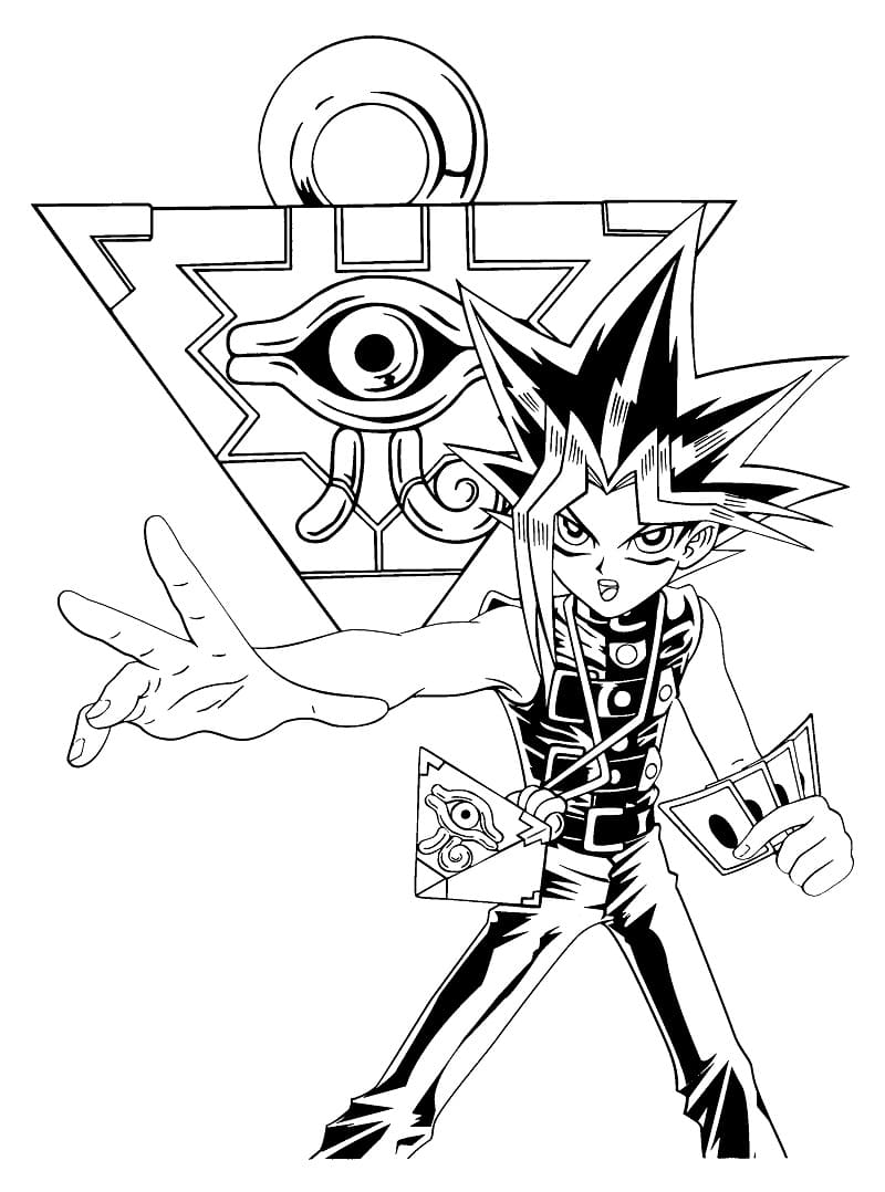 Yu-Gi-Oh 6 Coloring Game Yu-Gi-Oh 6