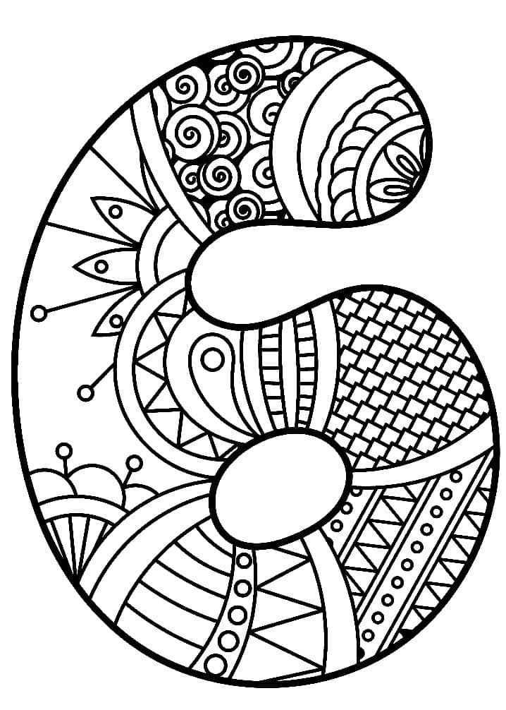 Zentangle Number 6