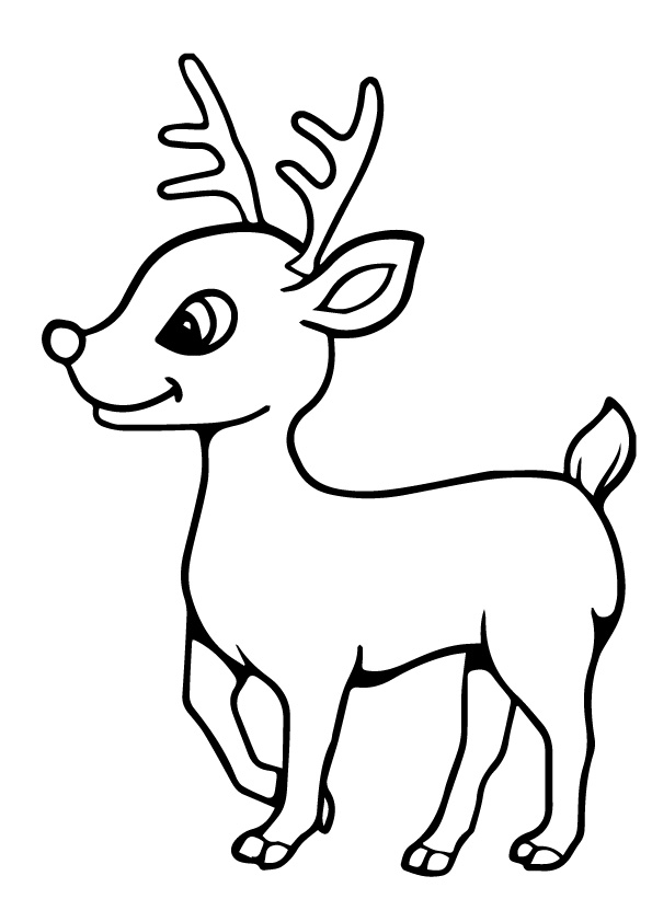Baby Reindeer Coloring Game Baby Reindeer