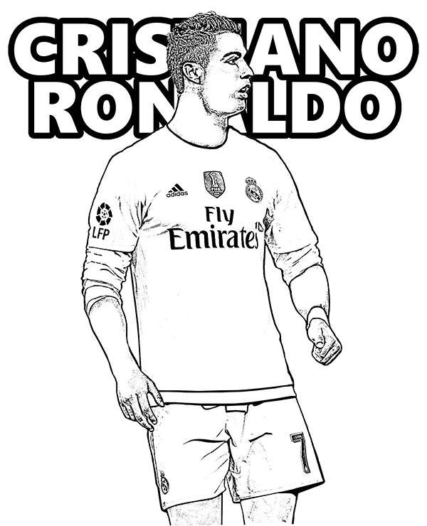 Cristiano Ronaldo Coloring Game Cristiano Ronaldo