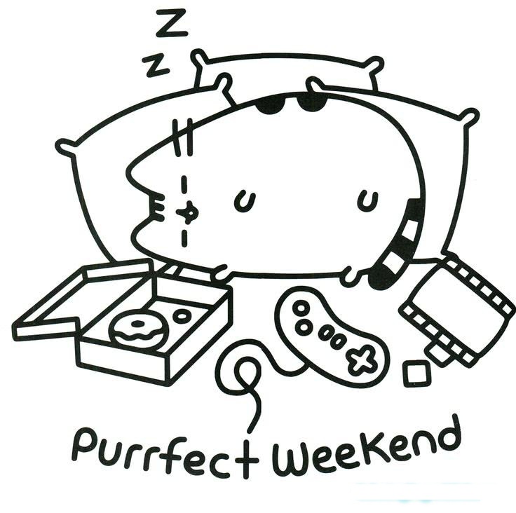 Pusheen Sleeping