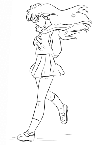 Kagome Higurashi Walking