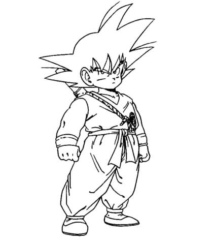 Baby Goku Coloring Game Baby Goku