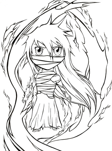 Chibi Mugetsu Coloring Game Chibi Mugetsu