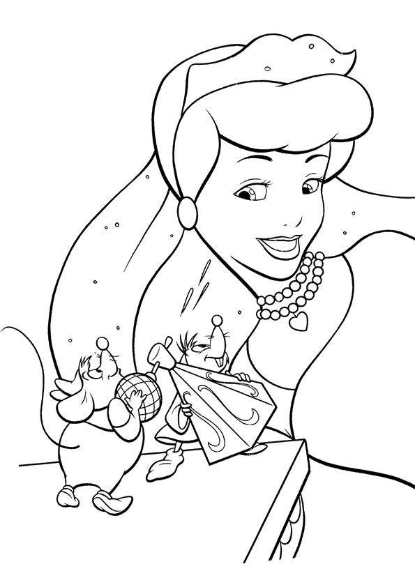 Cinderella Coloring Games - ColoringGames.Net
