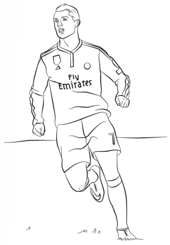 Cristiano Ronaldo Coloring Game Cristiano Ronaldo