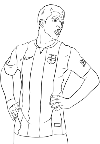 Luis Suárez Coloring Game Luis Suárez