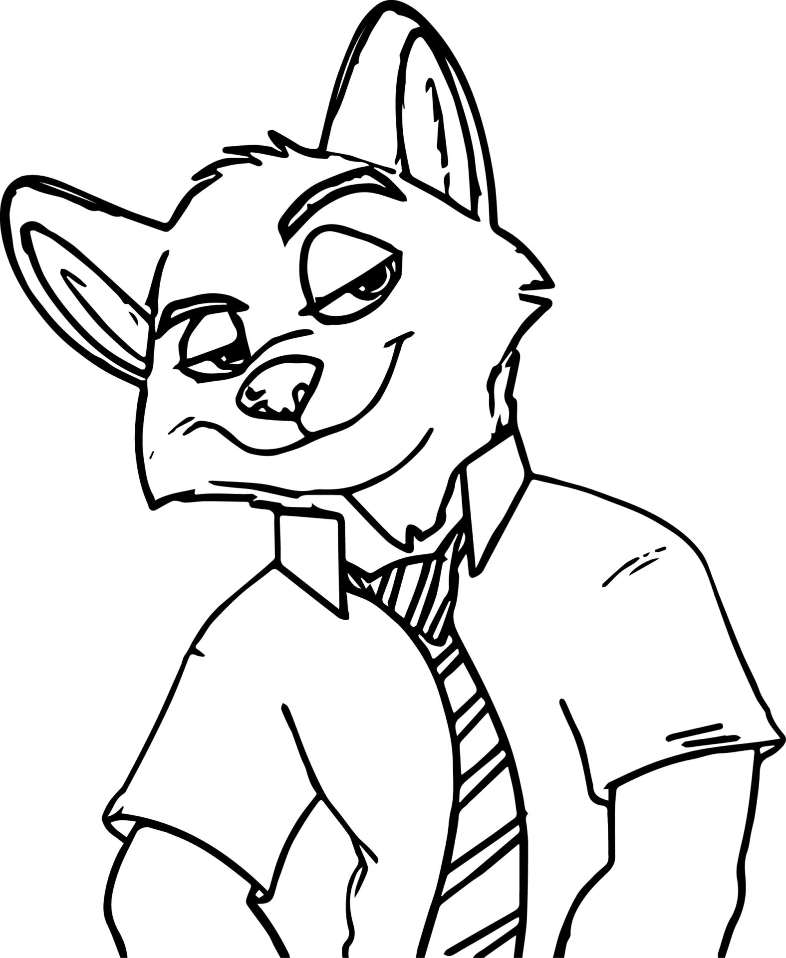 Nick Wilde Smiling